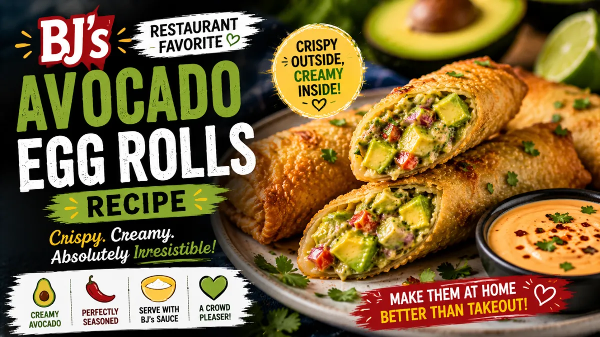 BJ's Avocado Egg Rolls Recipe
