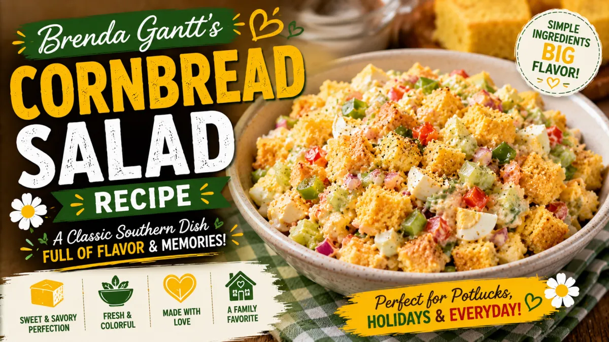 Brenda Gantt Cornbread Salad Recipe
