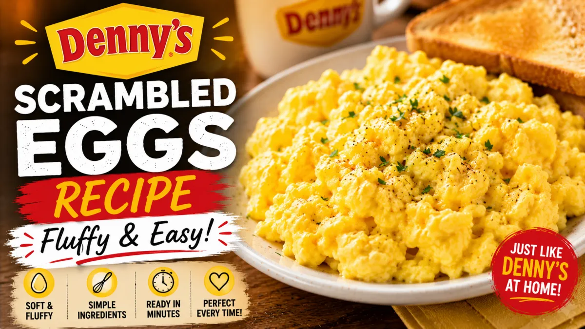 Denny's Scrambled Eggs Recipe (Fluffy & Easy!)