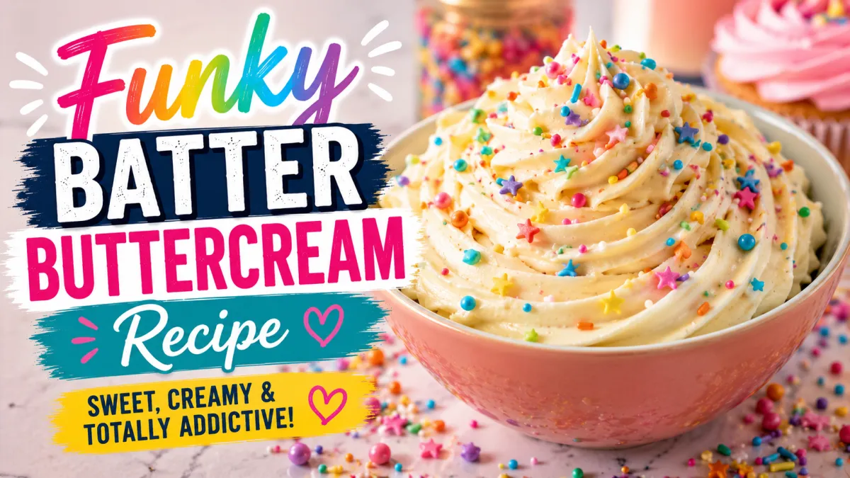 Funky Batter Buttercream Recipe