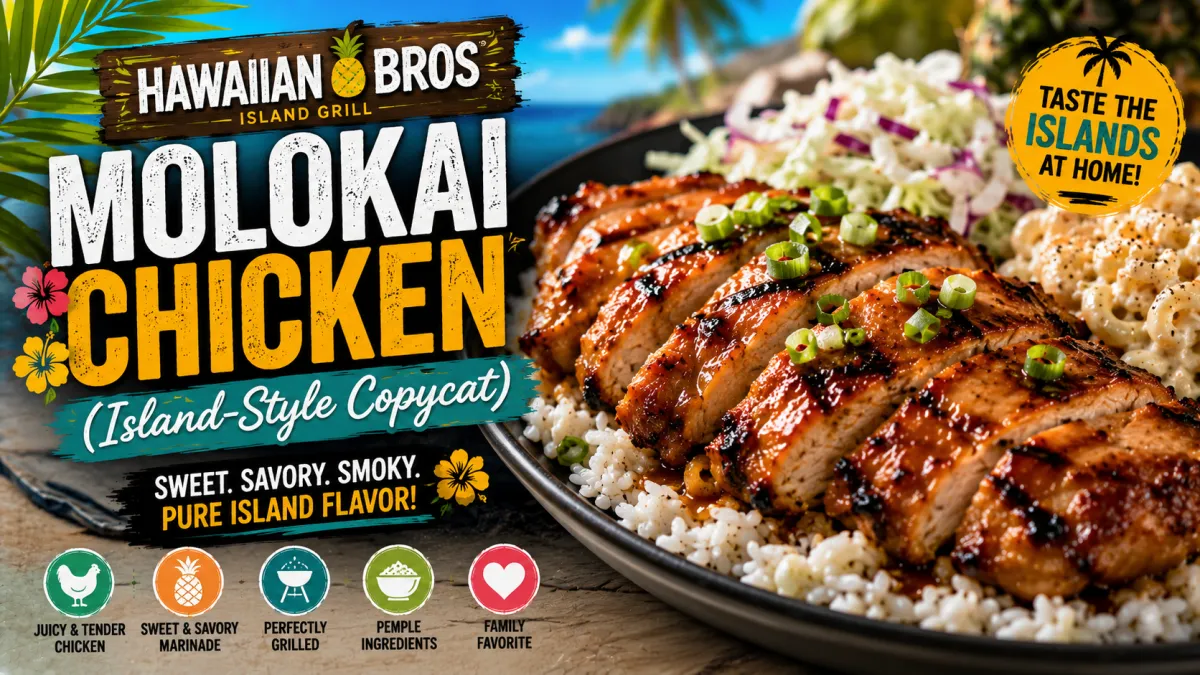 Hawaiian Bros Molokai Chicken Recipe (Island-Style Copycat)