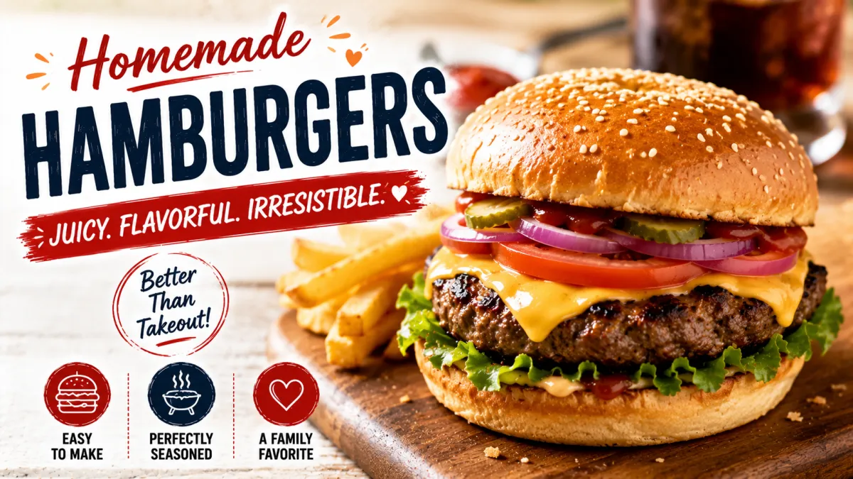 Homemade Hamburgers