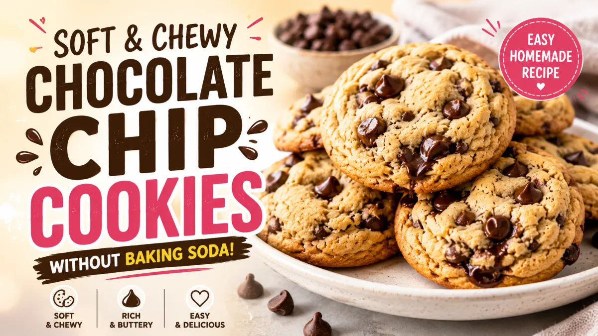 Chocolate Chip Cookies Without Baking Soda