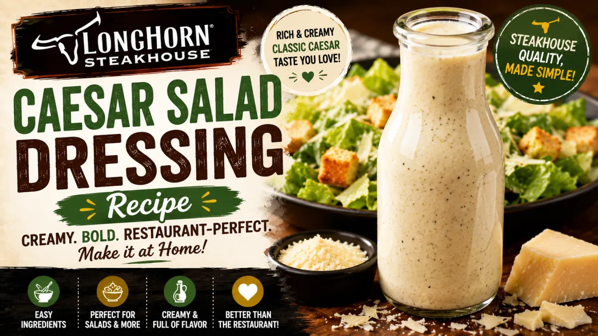 LongHorn Steakhouse Caesar Salad Dressing Recipe