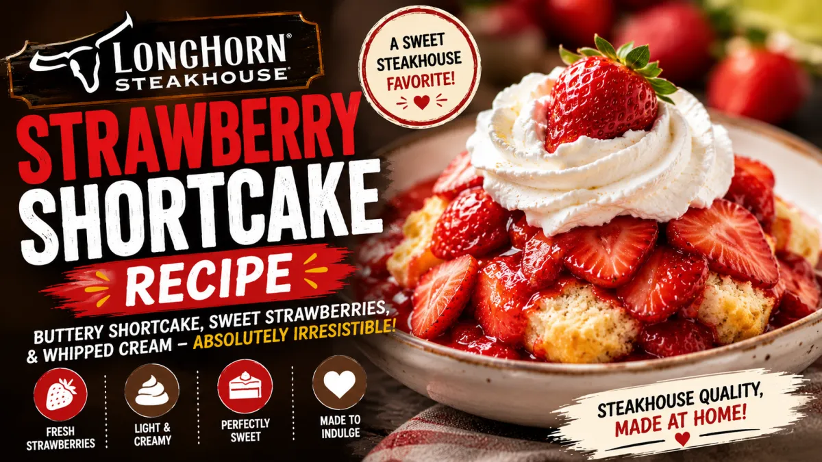 LongHorn Steakhouse Strawberry Shortcake Recipe