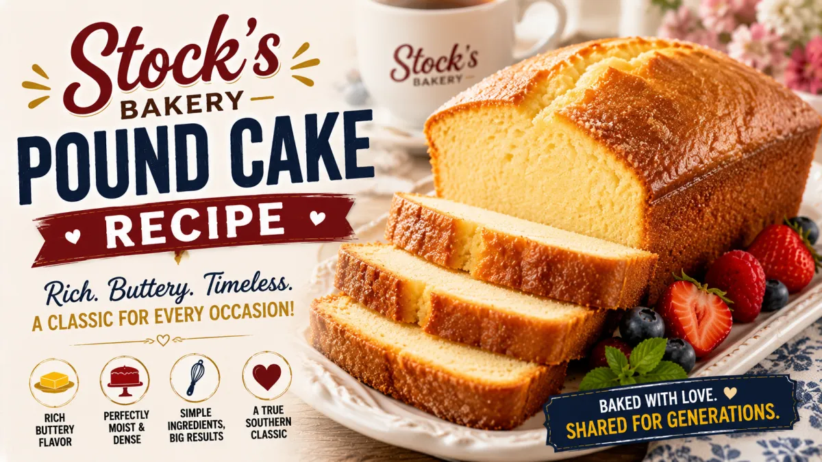 Stock's Bakery Pound Cake Recipe